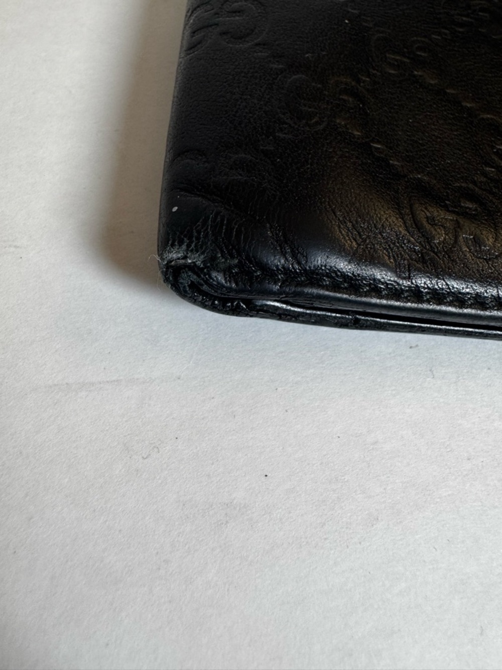 Gucci Guccissima Black Leather Wallet - Picture 6 of 9